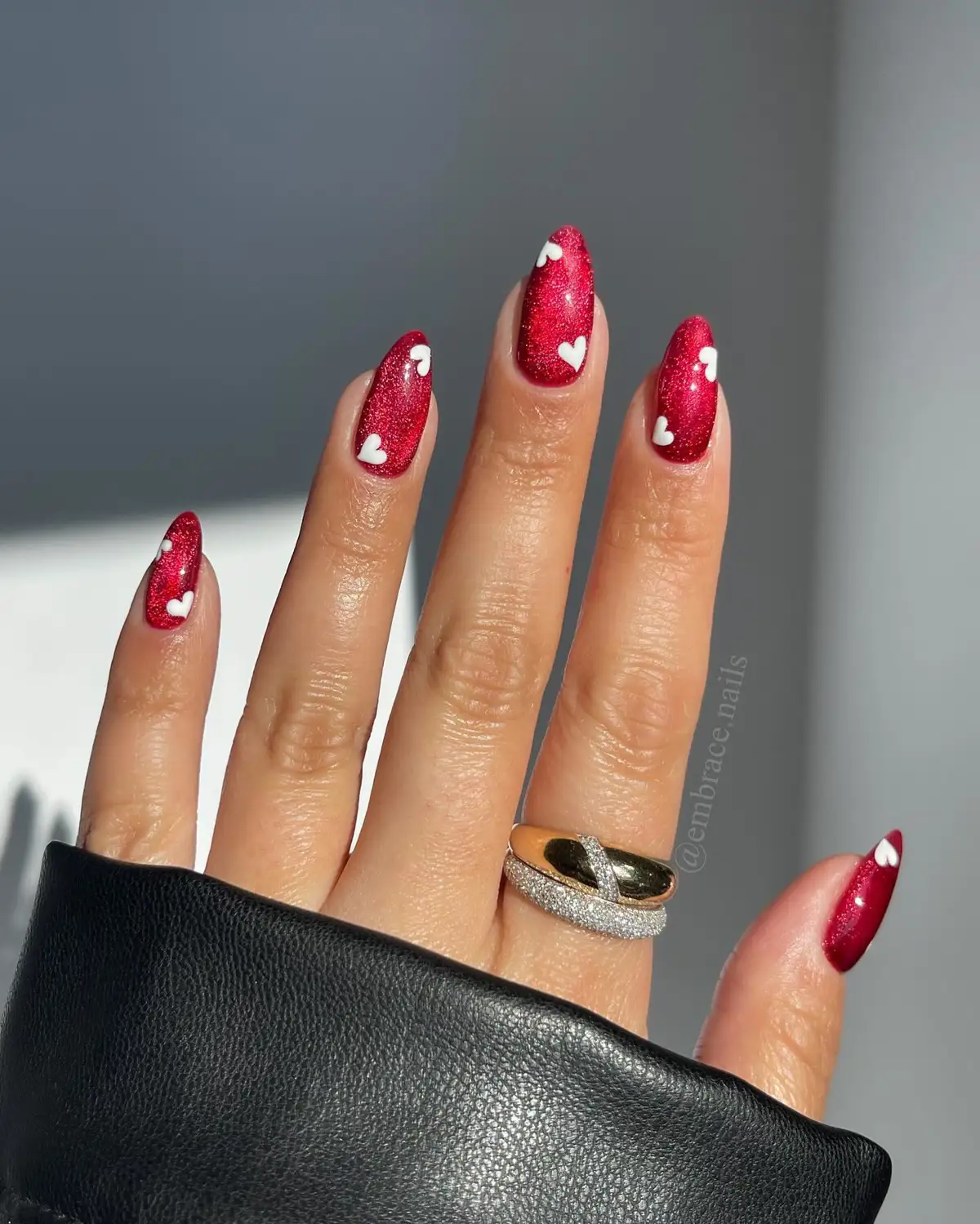 uñas rojas