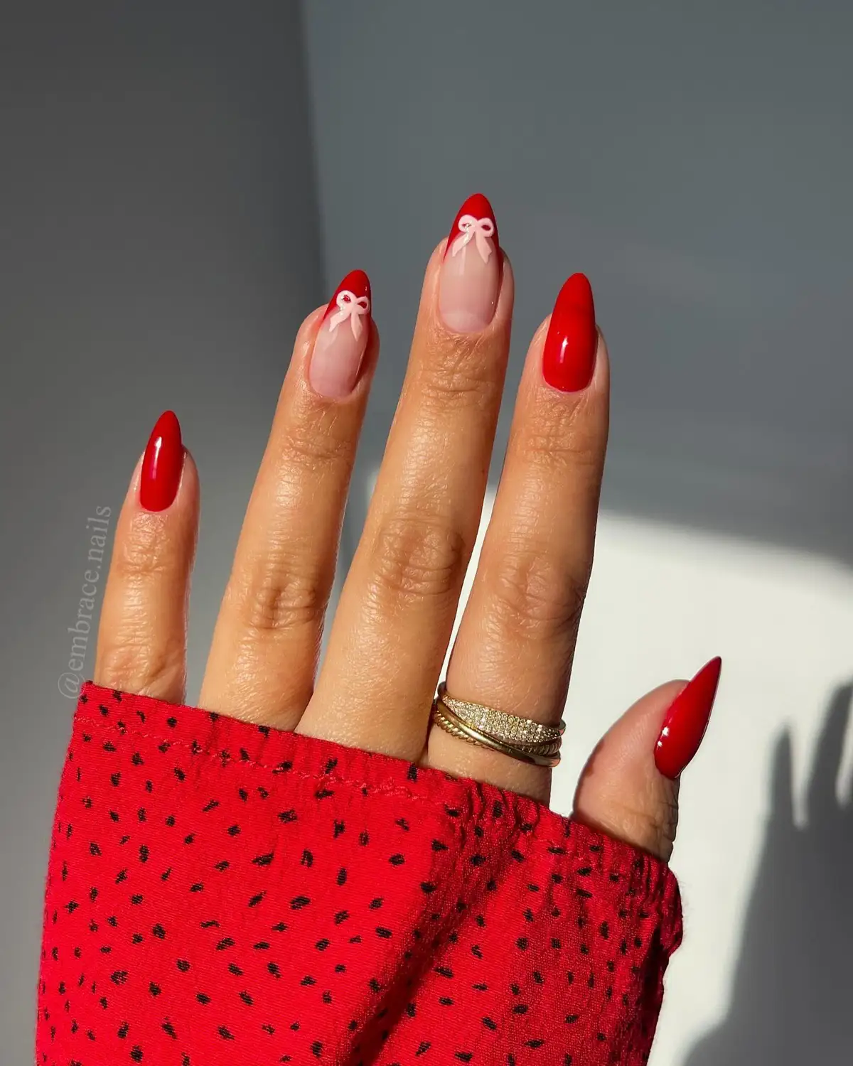 uñas rojas