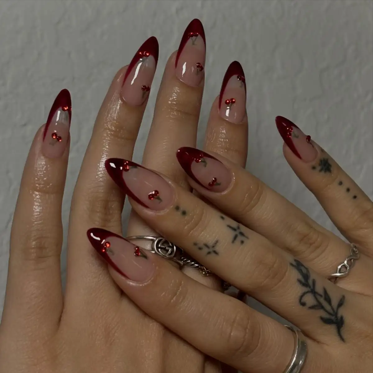 uñas rojas