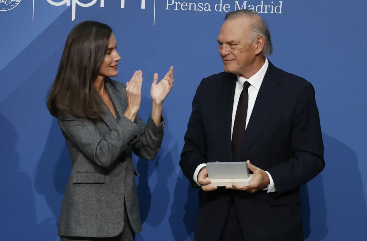 Letizia y Pedro Piqueras