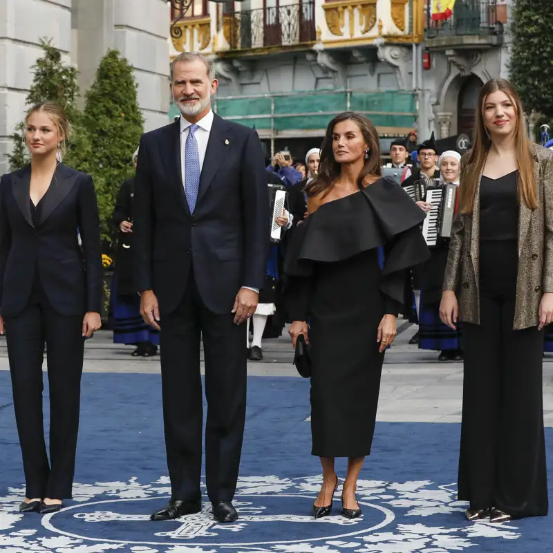 Felipe, Letizia, Leonor y Sofía