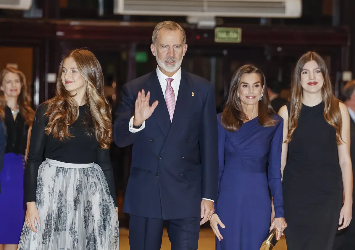 Felipe, Letizia, Leonor y Sofía