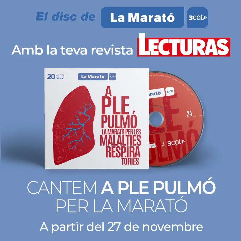 Consigue ya el nuevo disco de La Marató con el último número de la revista Lecturas