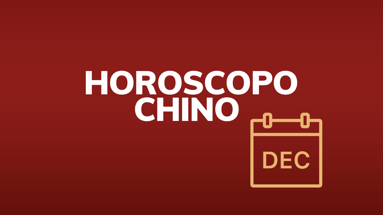 Horóscopo chino diciembre