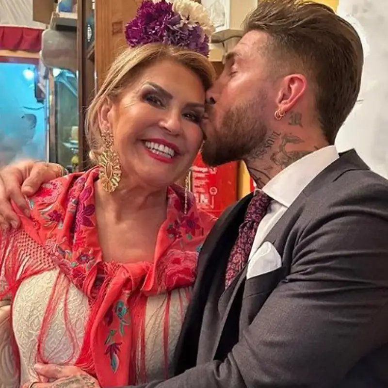 La tierna felicitación de Sergio Ramos a su madre entre rumores de mala relación con su nuera, Pilar Rubio