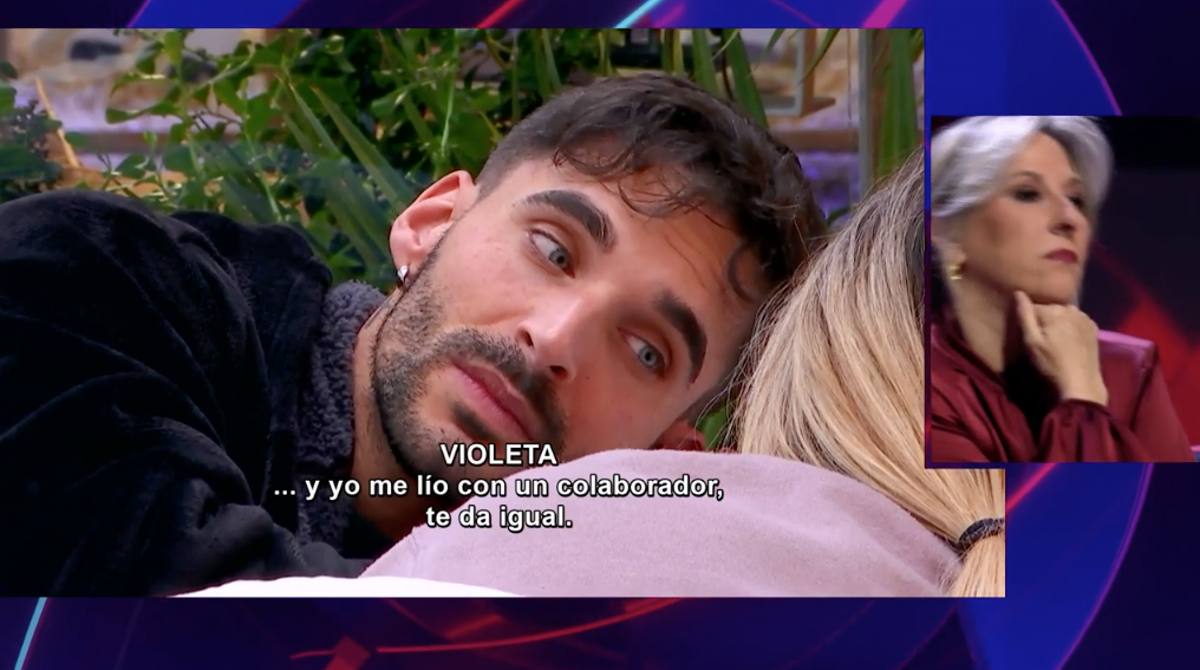 Edi y Violeta en 'Gran Hermano'