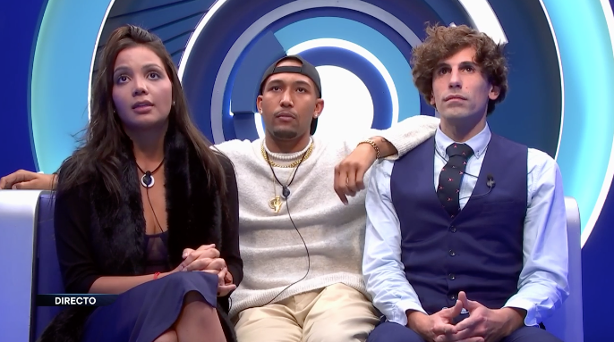 Daniela, Adrián y Oscar en 'Gran Hermano'