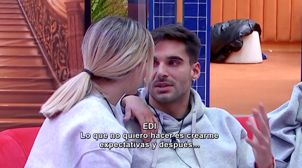 Edi y Violeta en 'Gran Hermano'