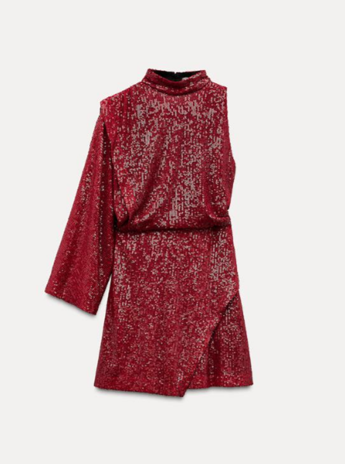 Vestido de Zara de lentejuelas rojo