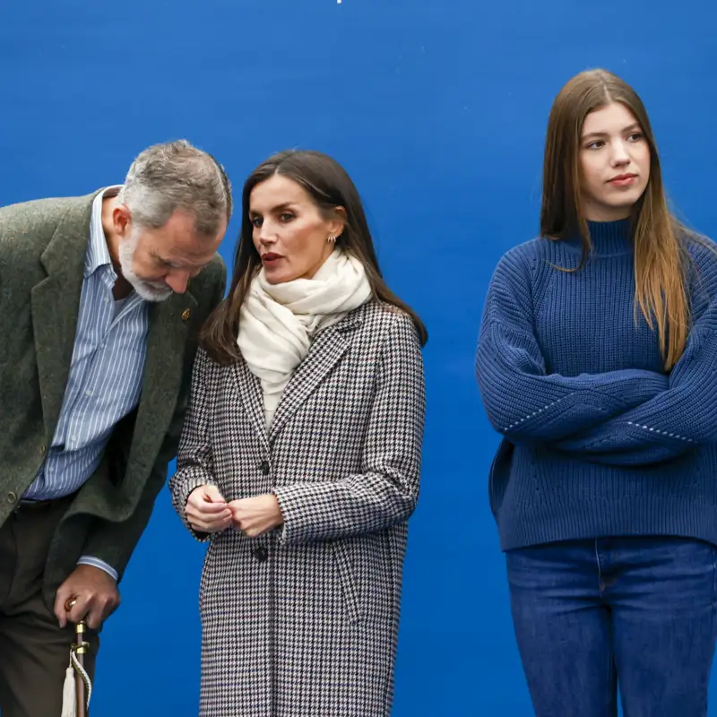 Felipe, Letizia y Sofía