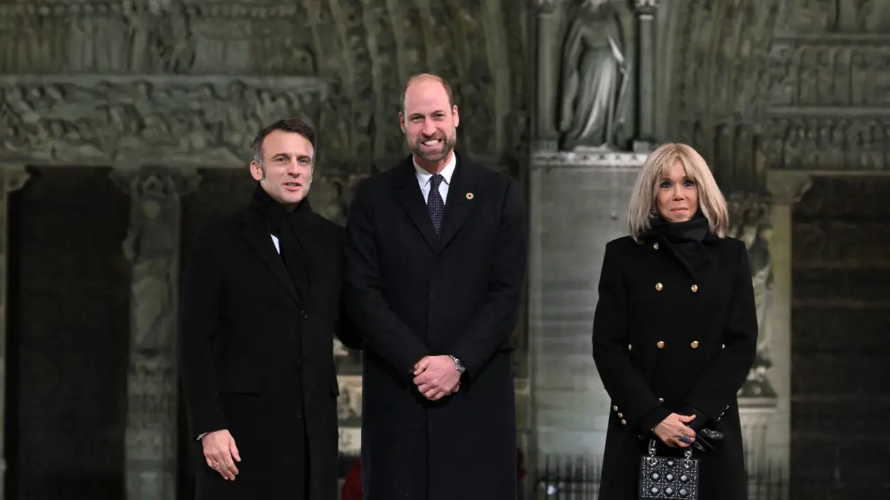 Príncipe Guillermo y Macron