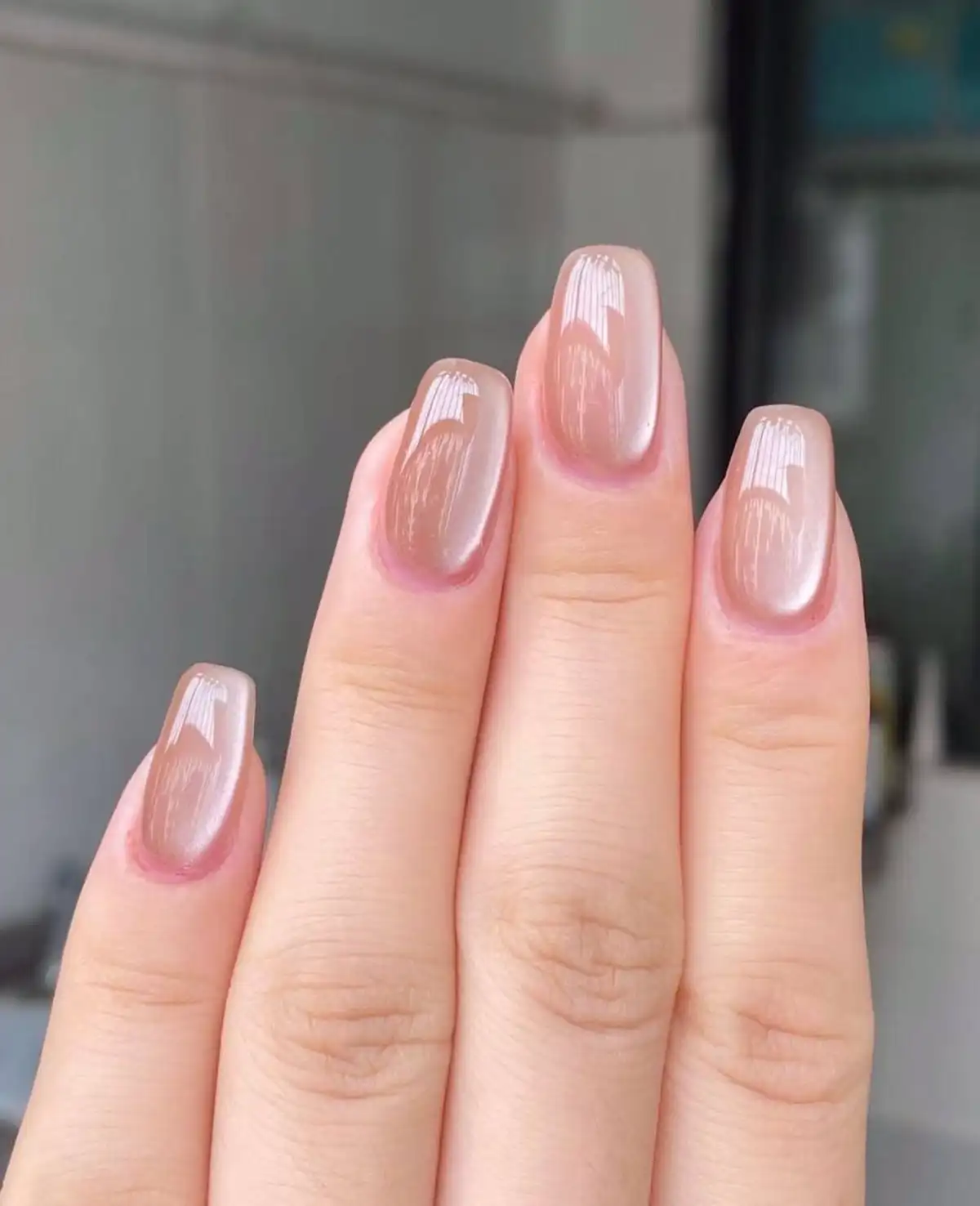 uñas nudes