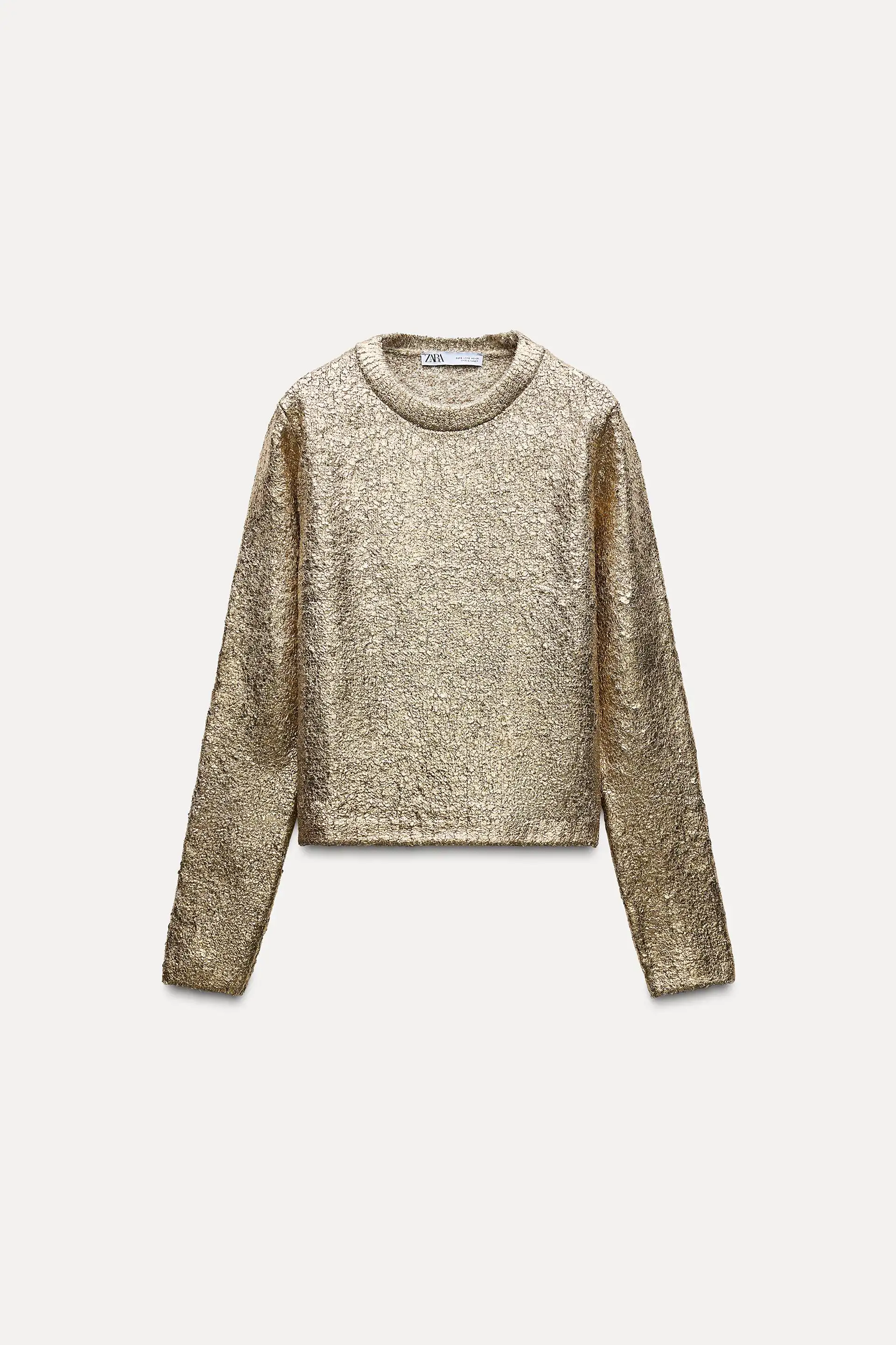 Jerséis de vestir de Zara Navidad Foil