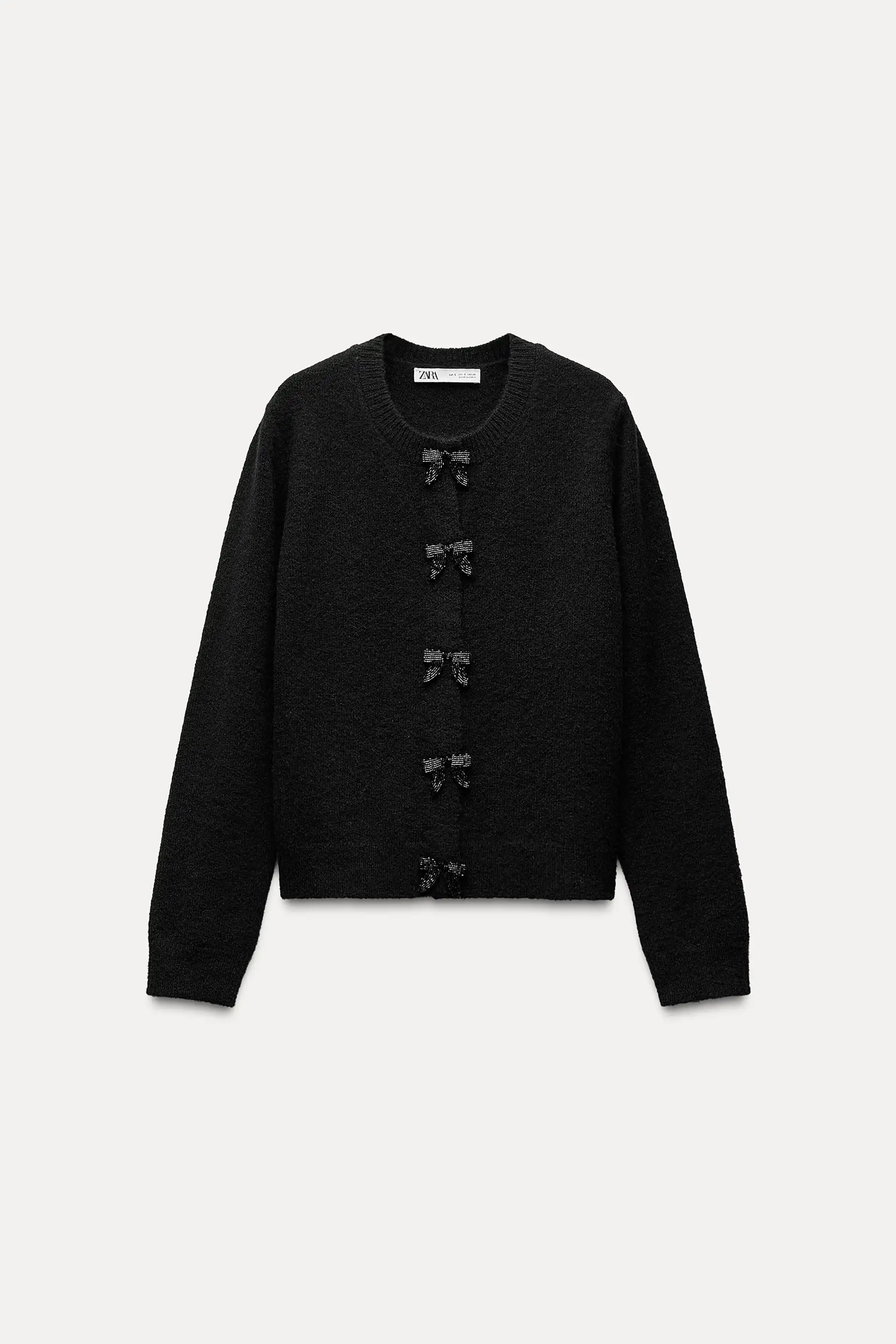 Jerséis de vestir de Zara Navidad Lazos