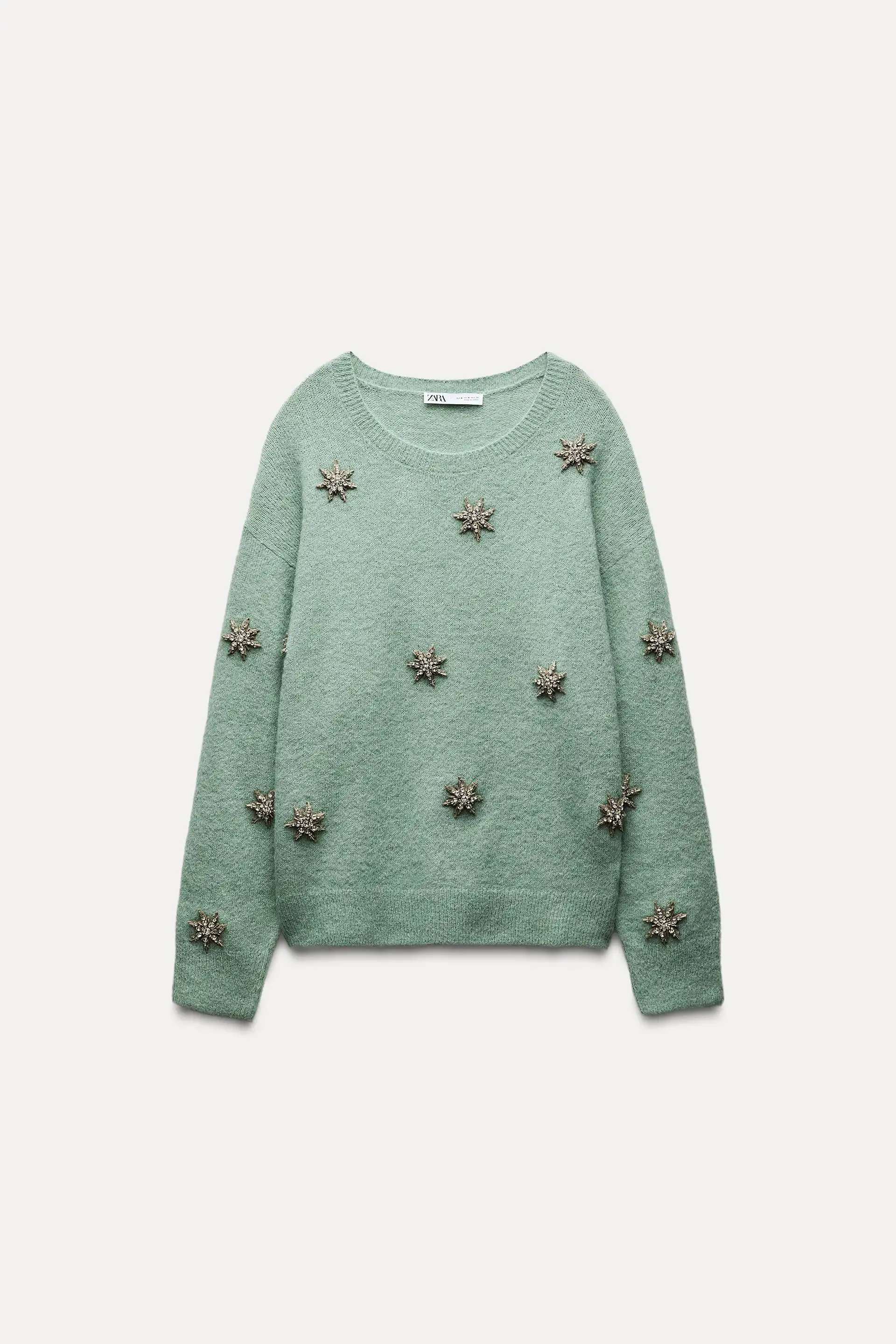 Jerséis de vestir de Zara Navidad Pedrería
