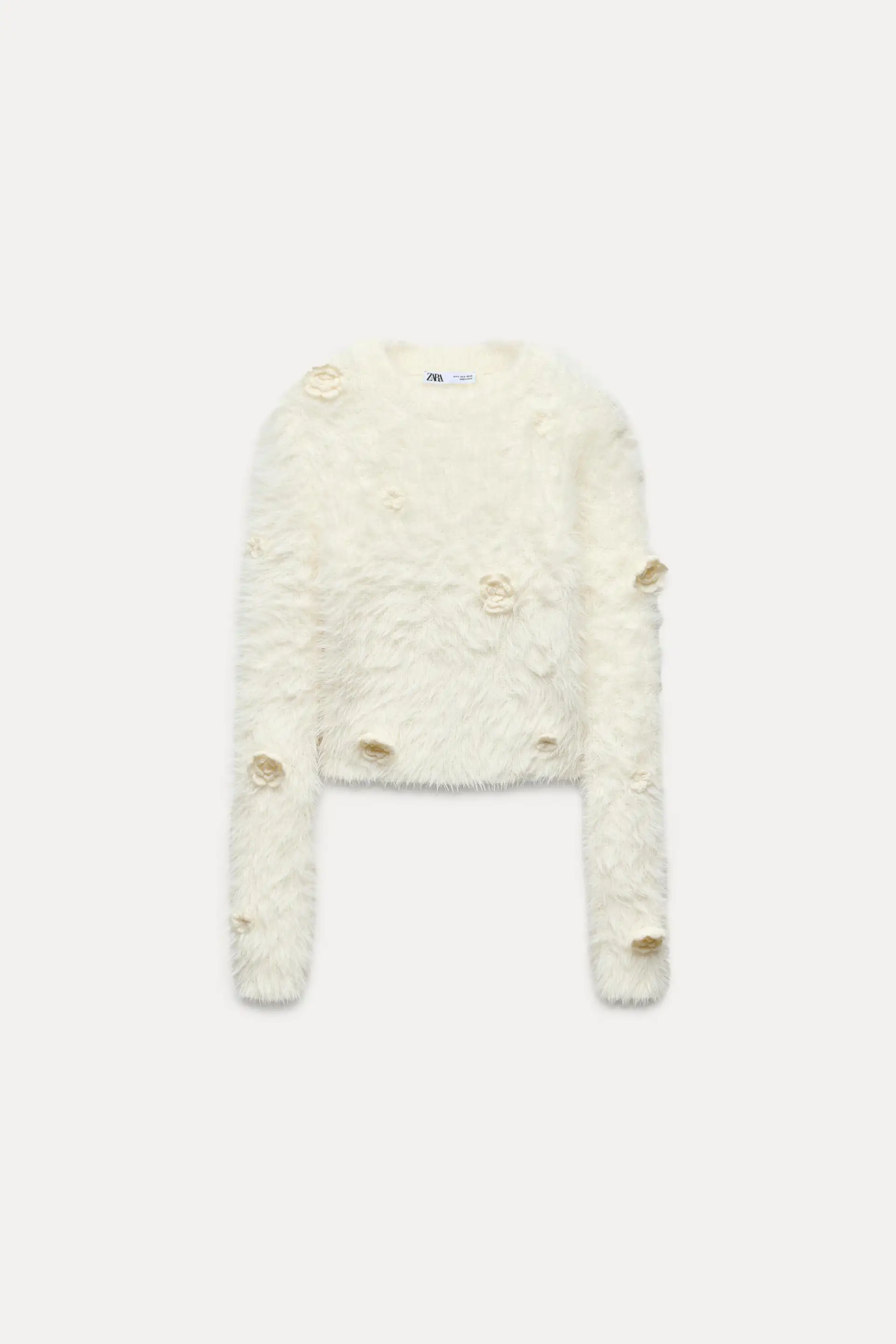 Jerséis de vestir de Zara Navidad Pelo flores