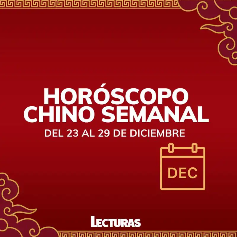 Horóscopo chino 2024: Cómo te irá la semana del 23 al 29 de diciembre según la astrología china en amor, salud y dinero