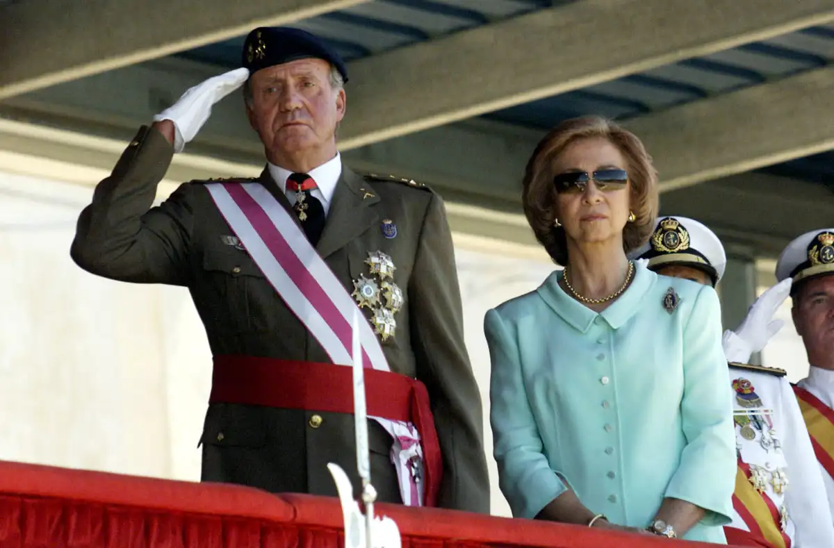 Los reyes Juan Carlos y Sofía