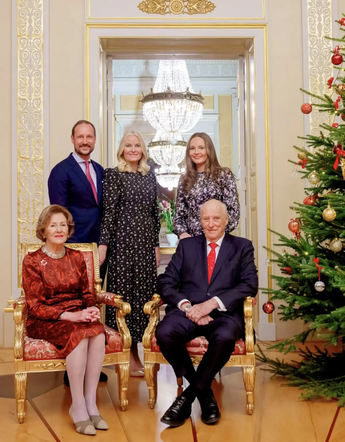 Familia real noruega Navidad