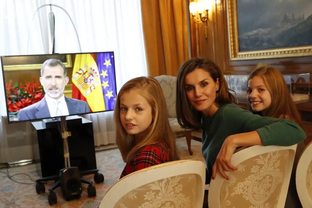 Letizia, Leonor, Sofía, Felipe