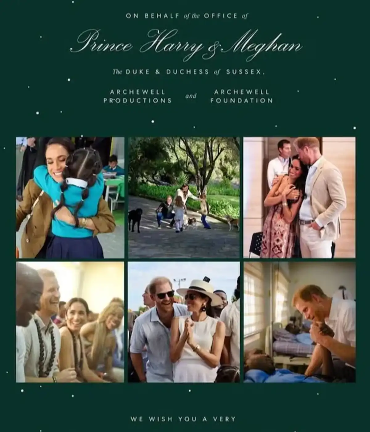 felicitación harry meghan