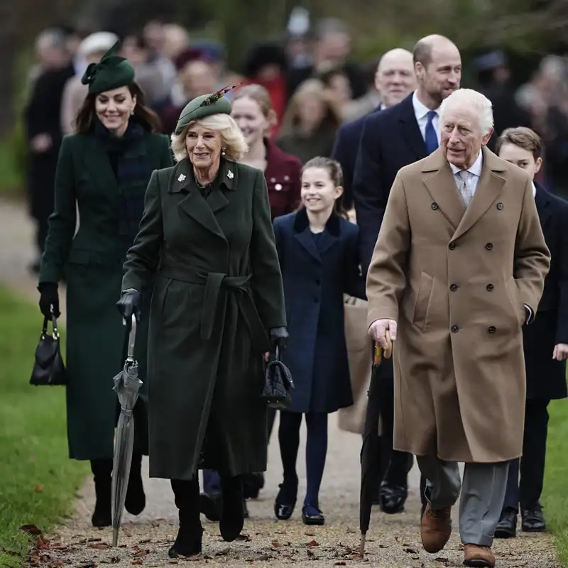 Navidad en Sandringham: de la llegada de Kate Middleton y Carlos III a las evidentes ausencias 