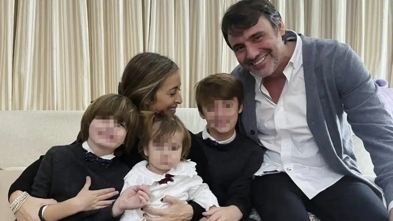 Ion Aramendi y su familia 