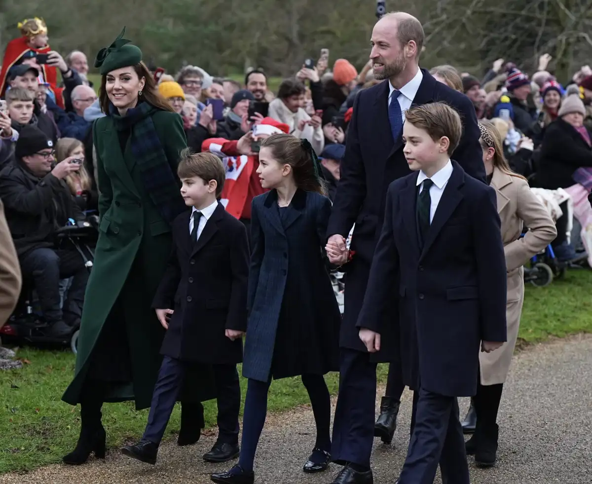 Kate y Guillermo con sus hijos 