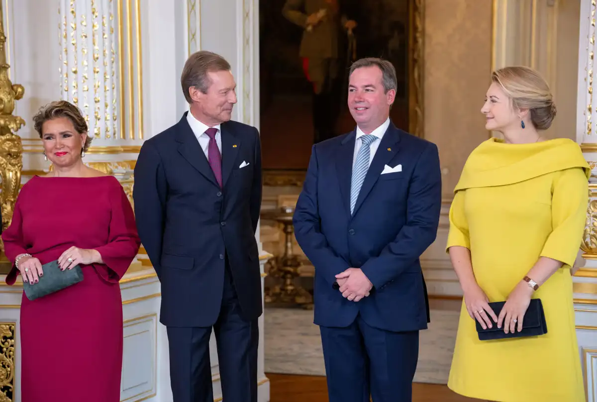 Stephanie de Lannoy y Guillermo de Luxemburgo