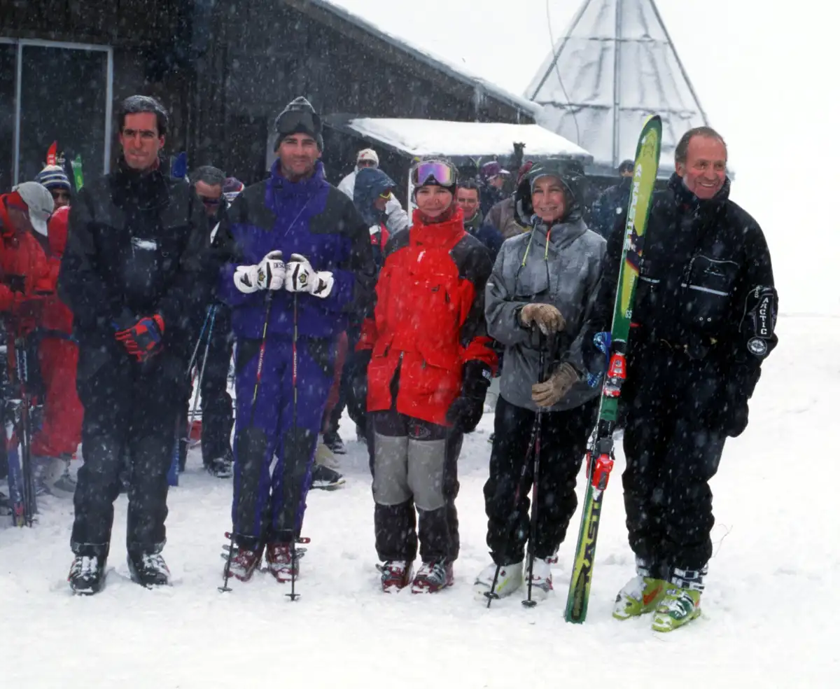 Los reyes eméritos en Baqueira Beret.