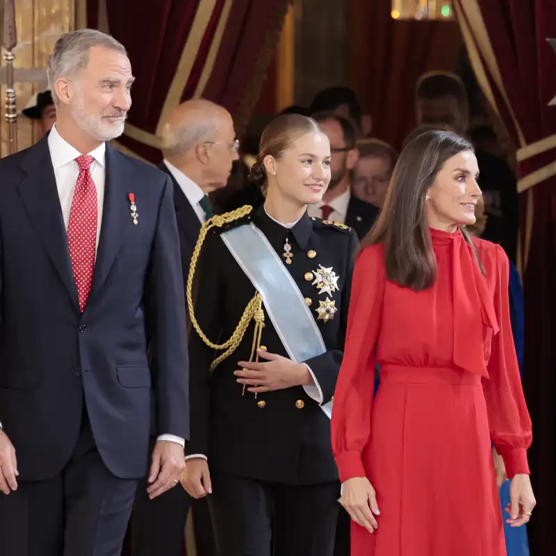 Felipe, Leonor y Letizia