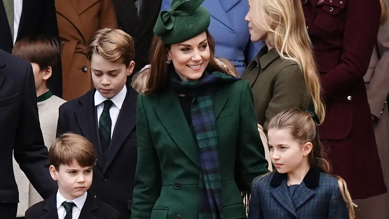 Kate Middleton con sus hijos