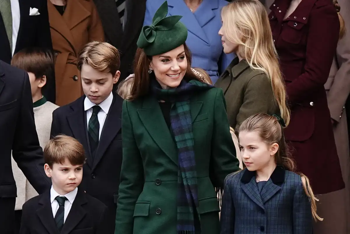 Kate Middleton con sus hijos