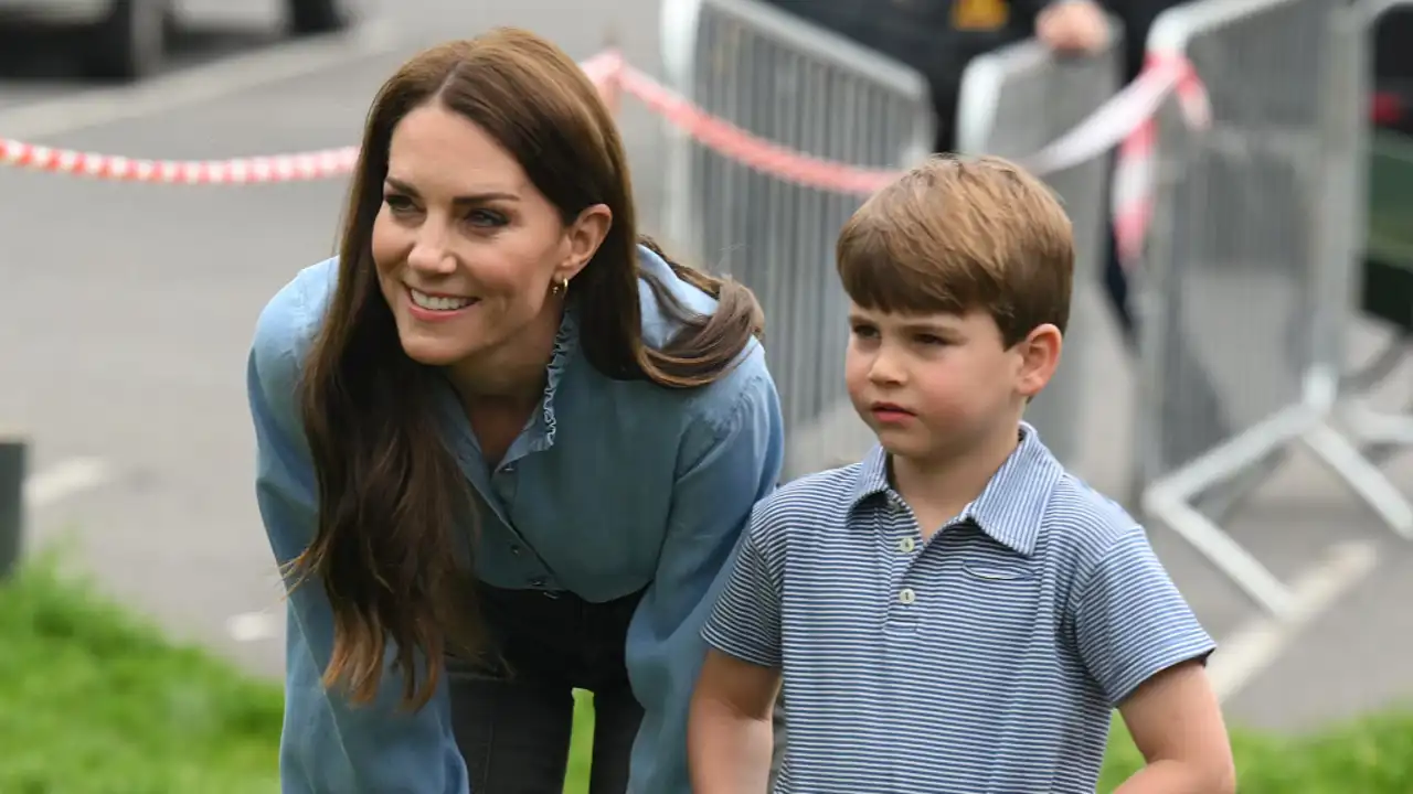 Kate Middleton y su hijo Louis