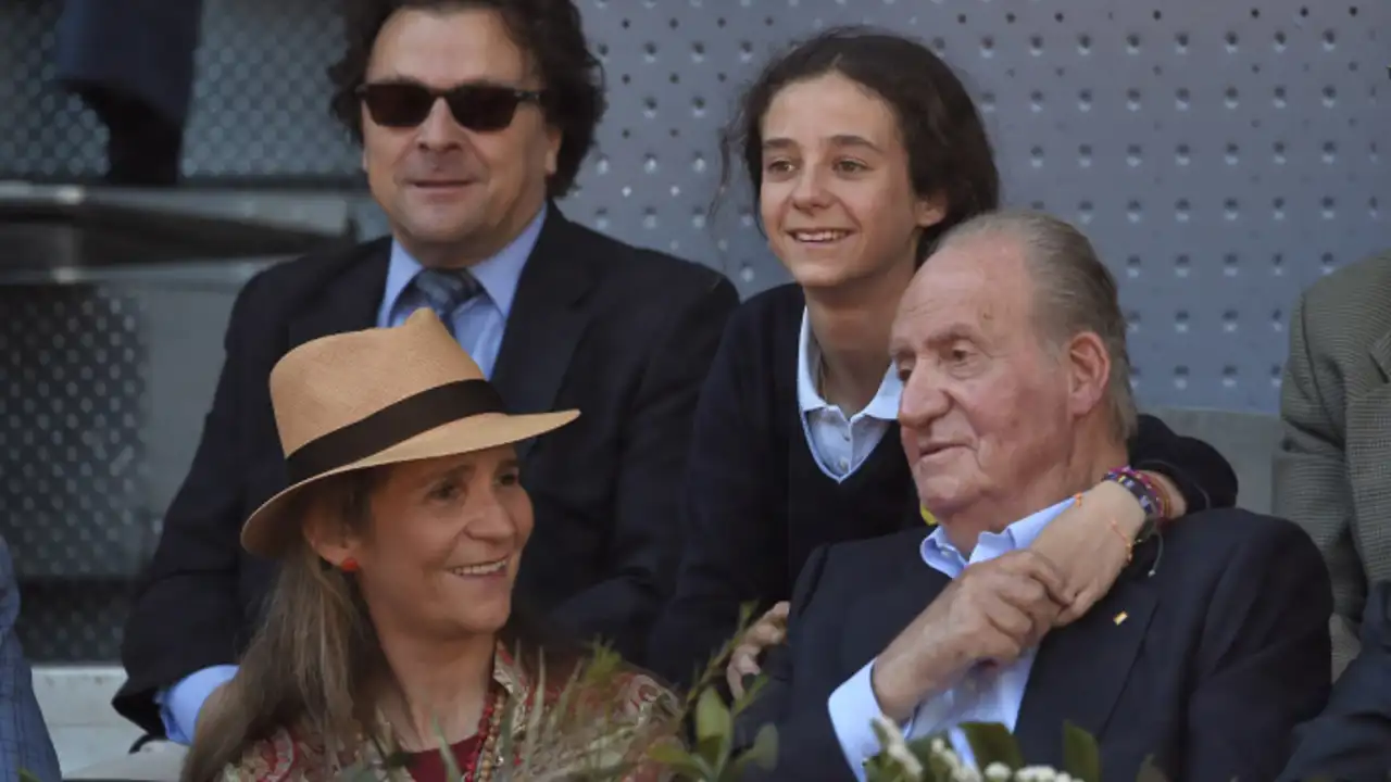 Juan Carlos y Victoria Federica