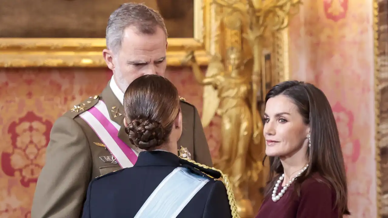 Felipe, Letizia y Leonor