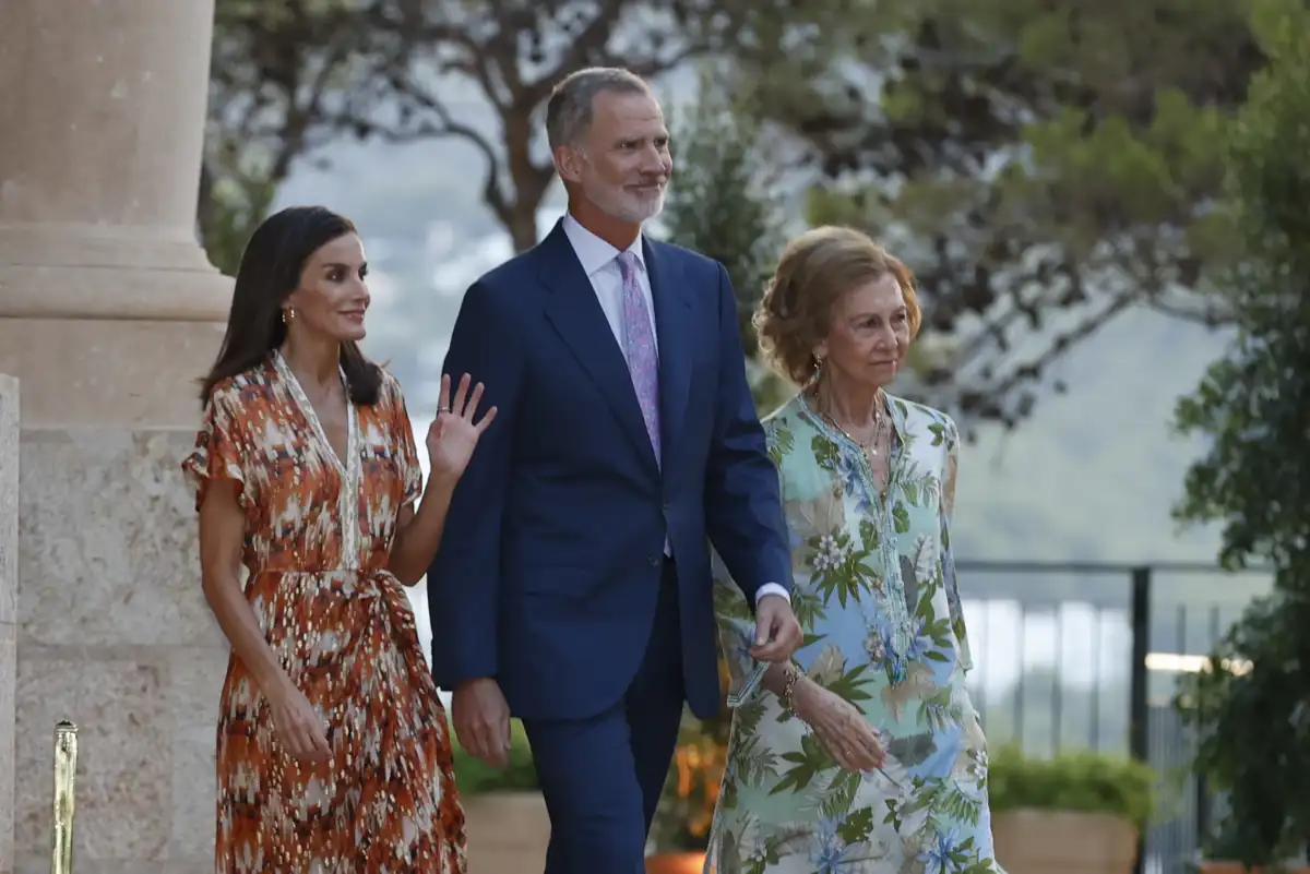 Letizia, Felipe y Sofía