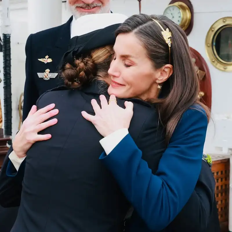 Felipe, Letizia y Leonor