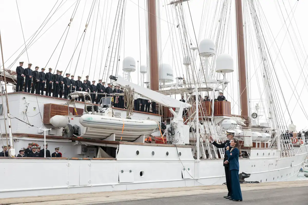 Letizia y Felipe Elcano