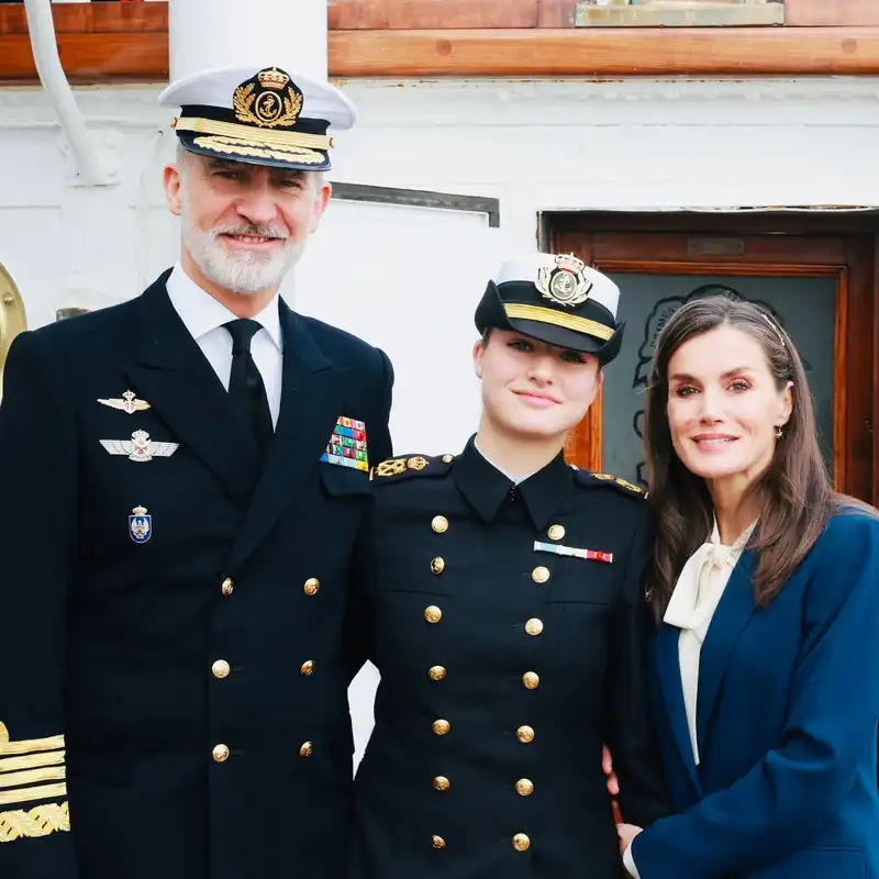 Felipe, Letizia y Leonor