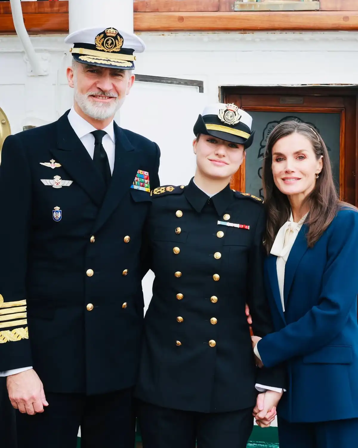 Felipe, Letizia y Leonor