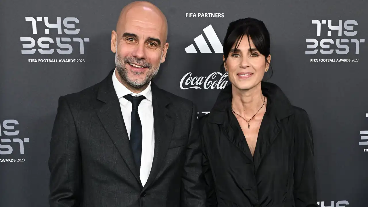 Pep Guardiola y Cristina Serra