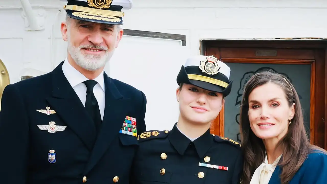 Felipe, Letizia y Leonor