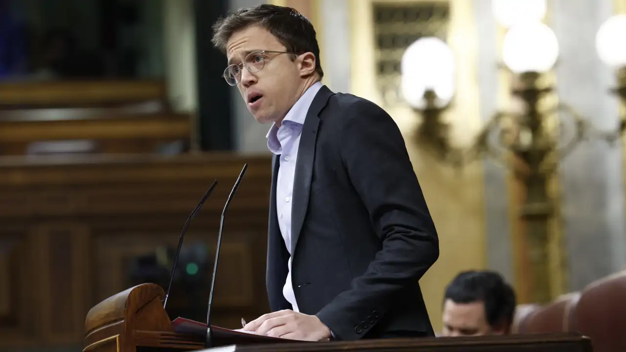 Íñigo Errejón, en el Congreso de los Diputados