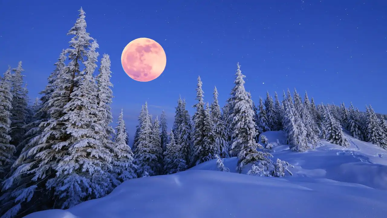 luna de nieve