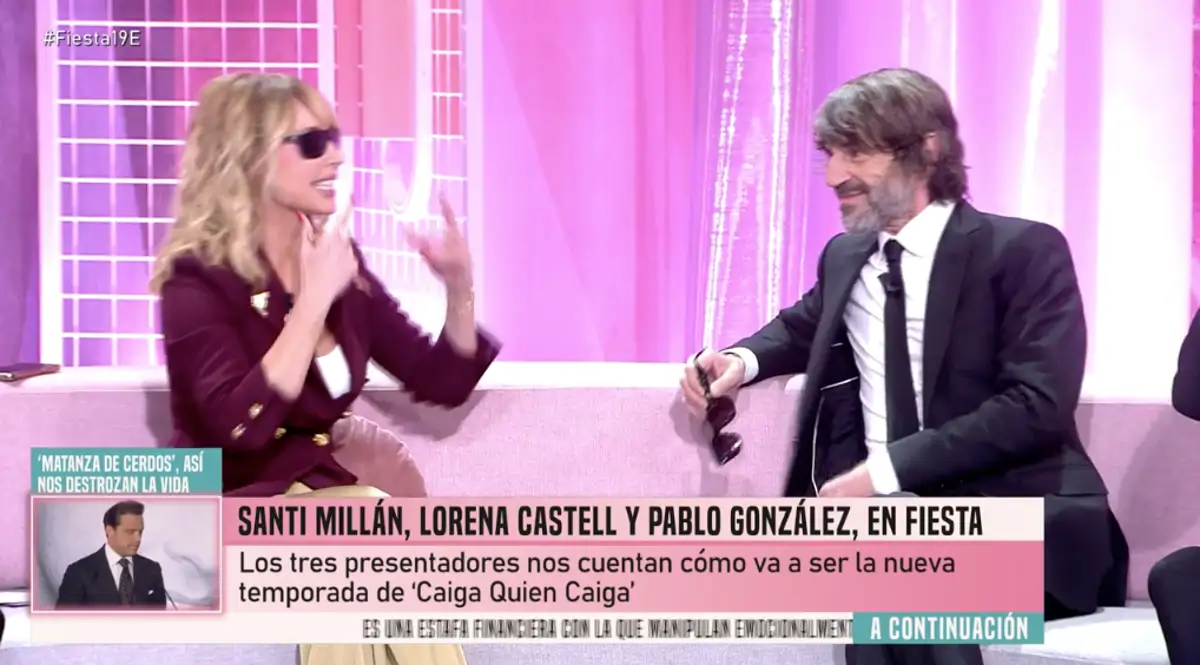 Santi Millán y Emma García