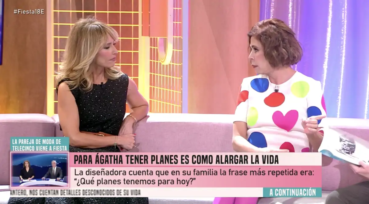 Agatha Ruiz de la Prada y Emma García