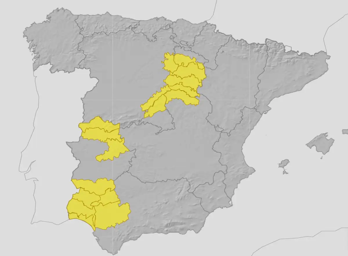 Alertas mapa AEMET