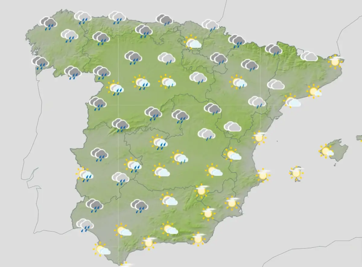 Mapa España AEMET