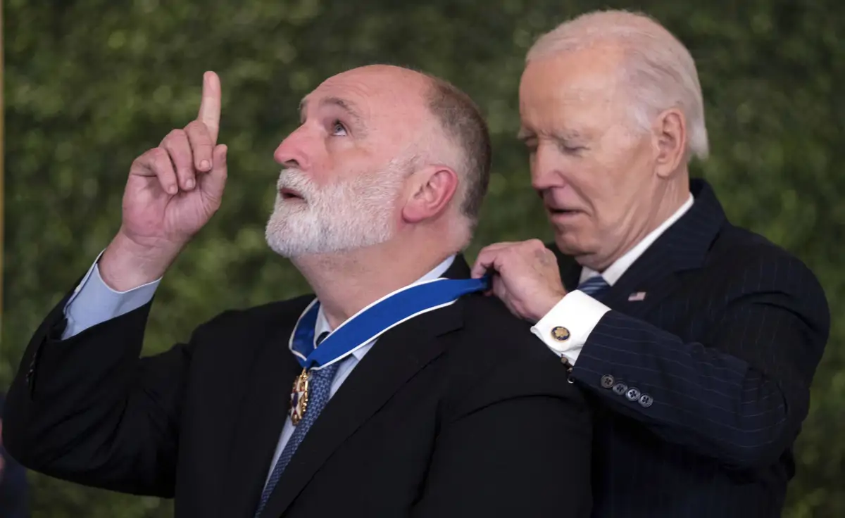 José Andrés y Joe Biden